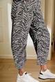 Wild Stride Zebra Barrel Jeans