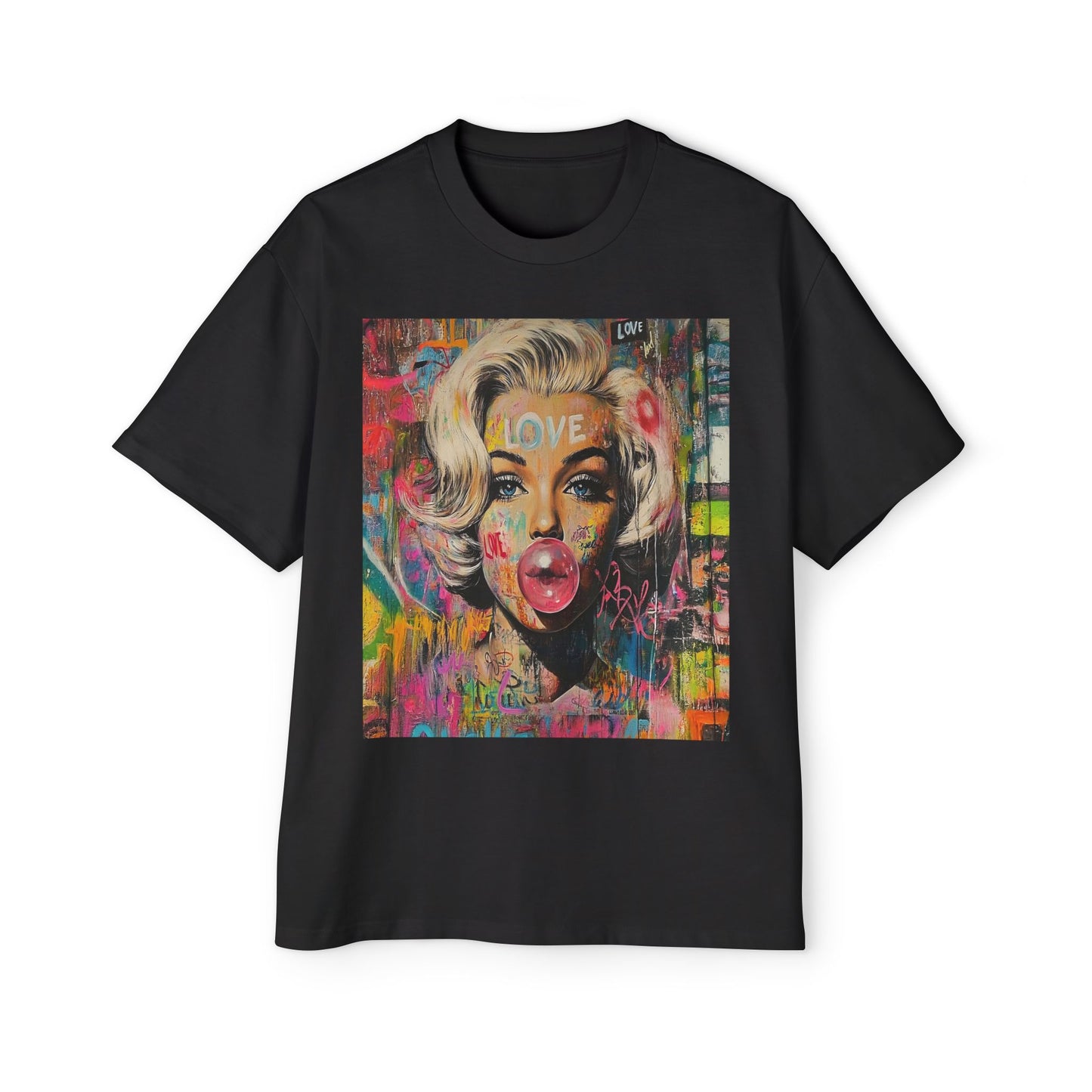 Bubblegum Monroe Oversized Graphic Tee