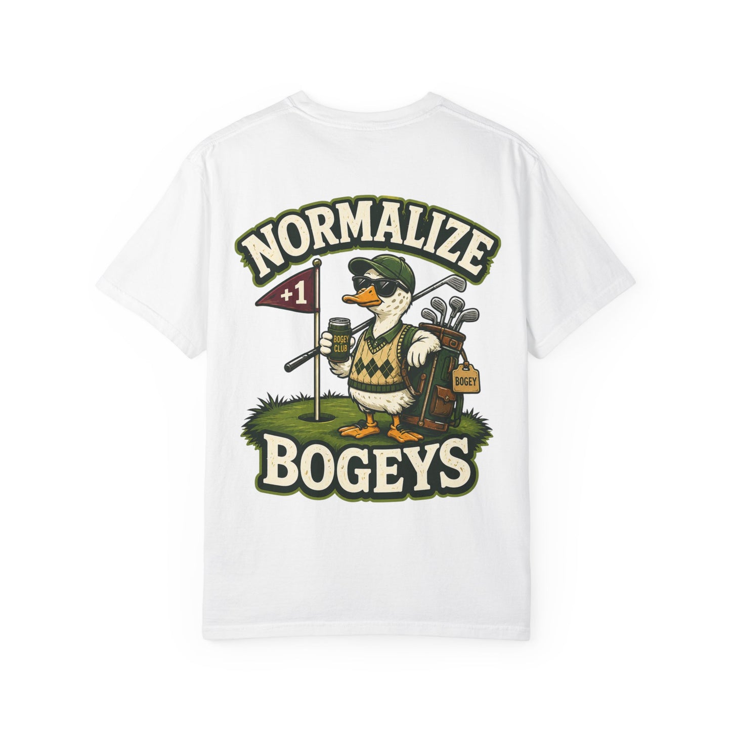 Normalize Bogeys Golf Duck Illustration