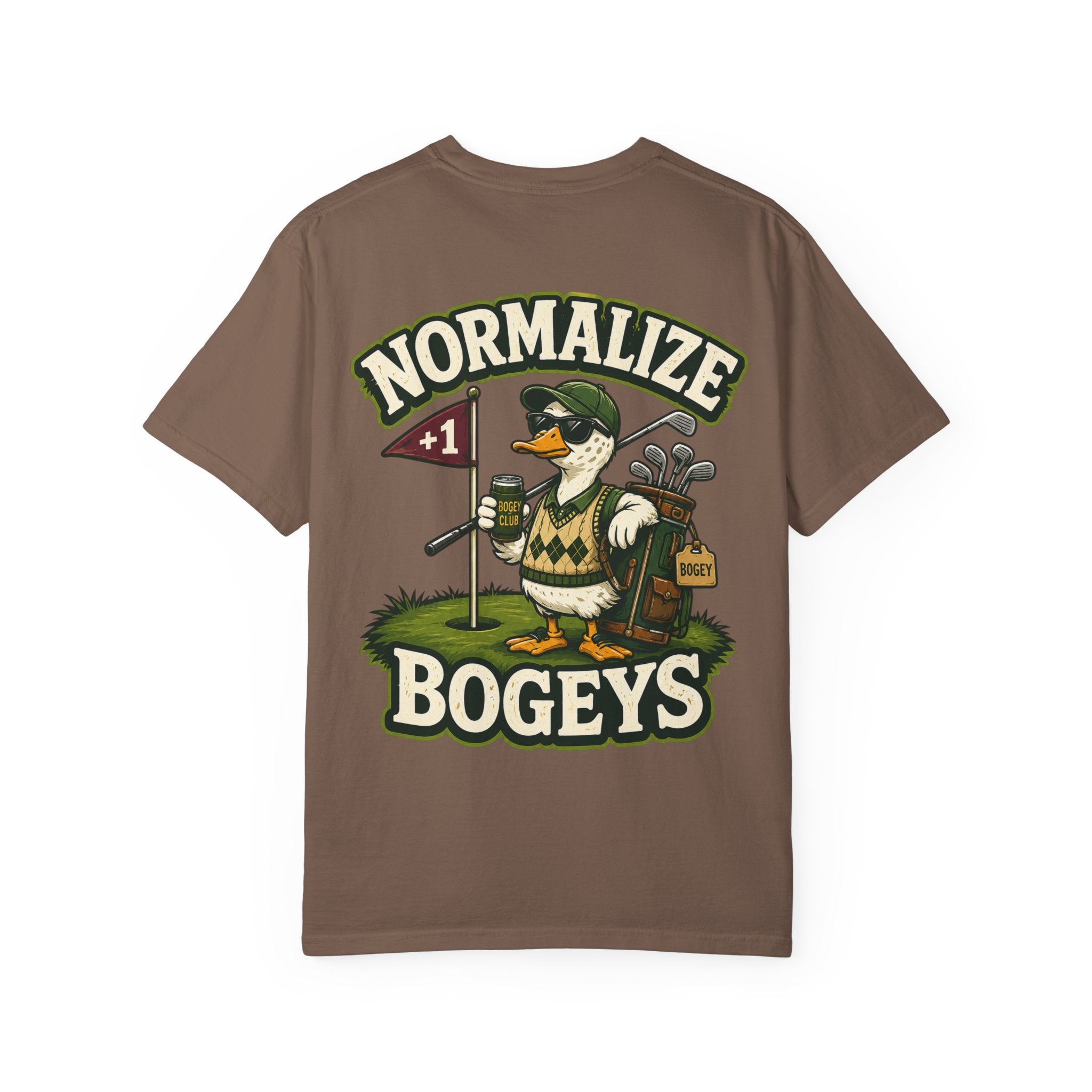 Normalize Bogeys Golf Duck Illustration