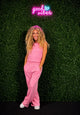 The Blush Ribbed Lounge Set