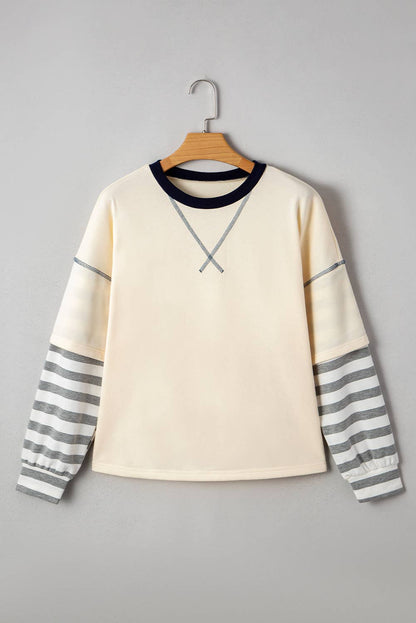 Striped Patchwork Top