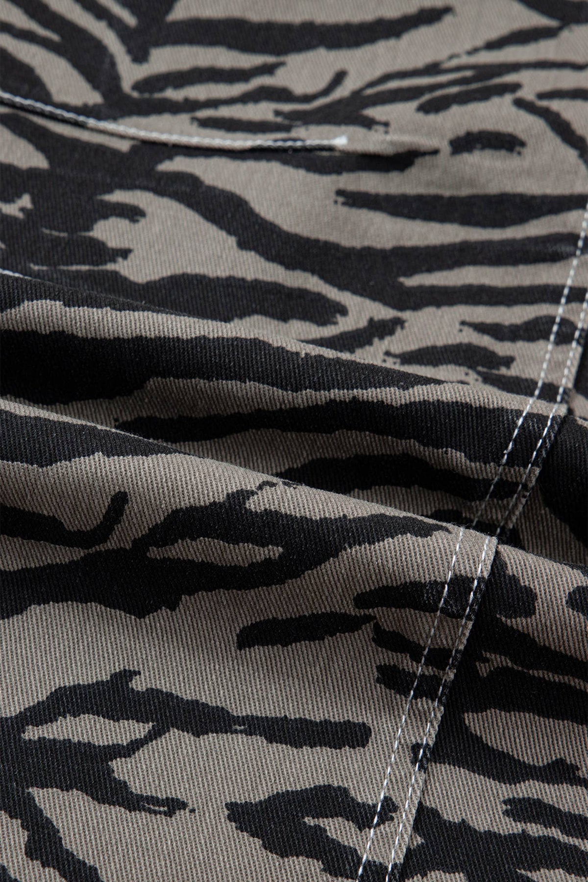 Wild Stride Zebra Barrel Jeans
