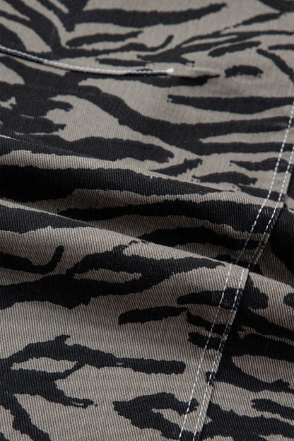 Wild Stride Zebra Barrel Jeans