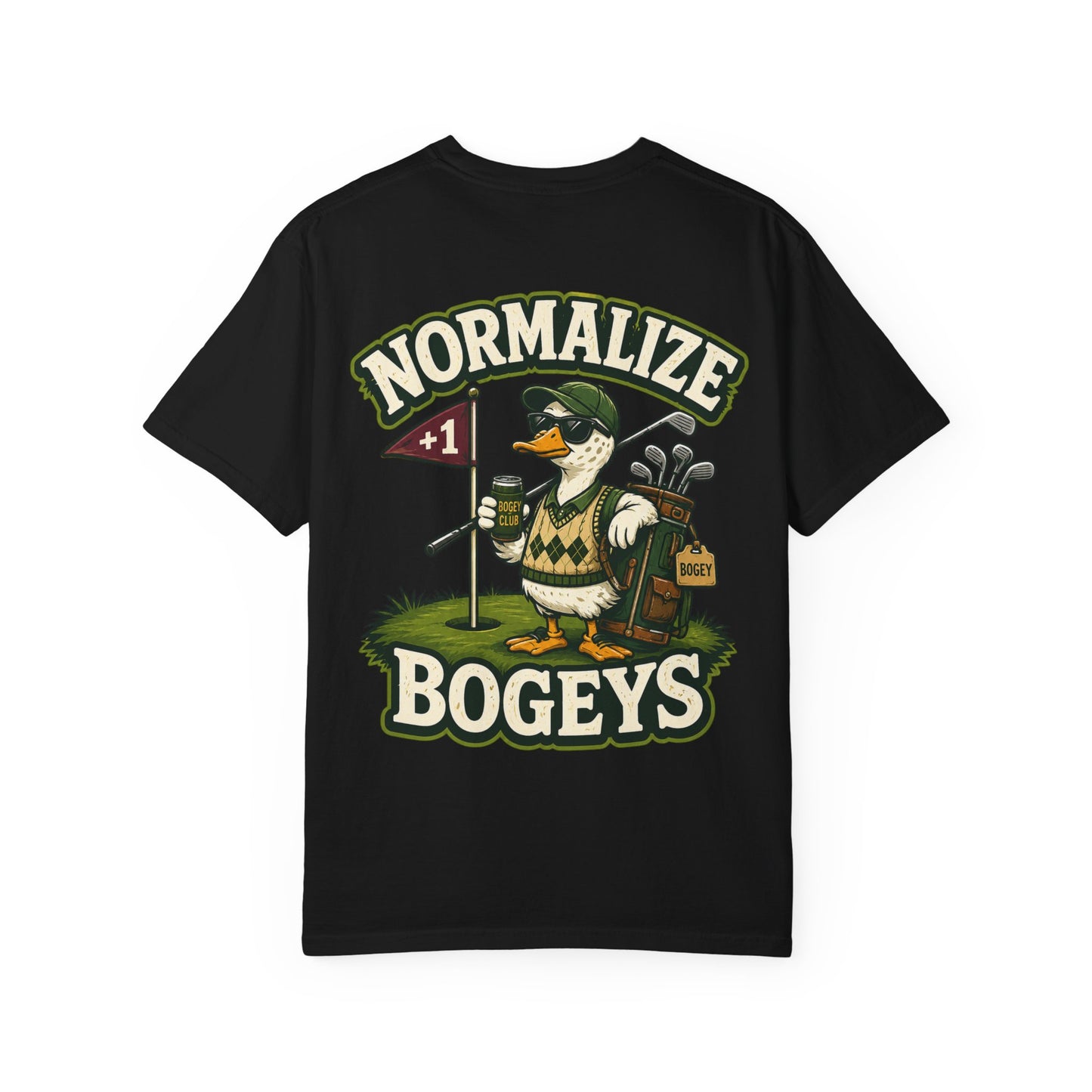 Normalize Bogeys Golf Duck Illustration