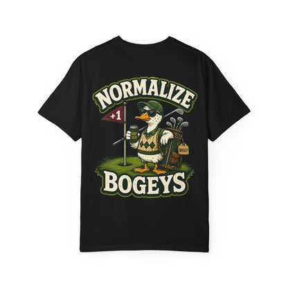 Normalize Bogeys Golf Duck Illustration