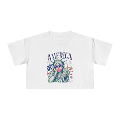 Star-Spangled Sass Crop Tee
