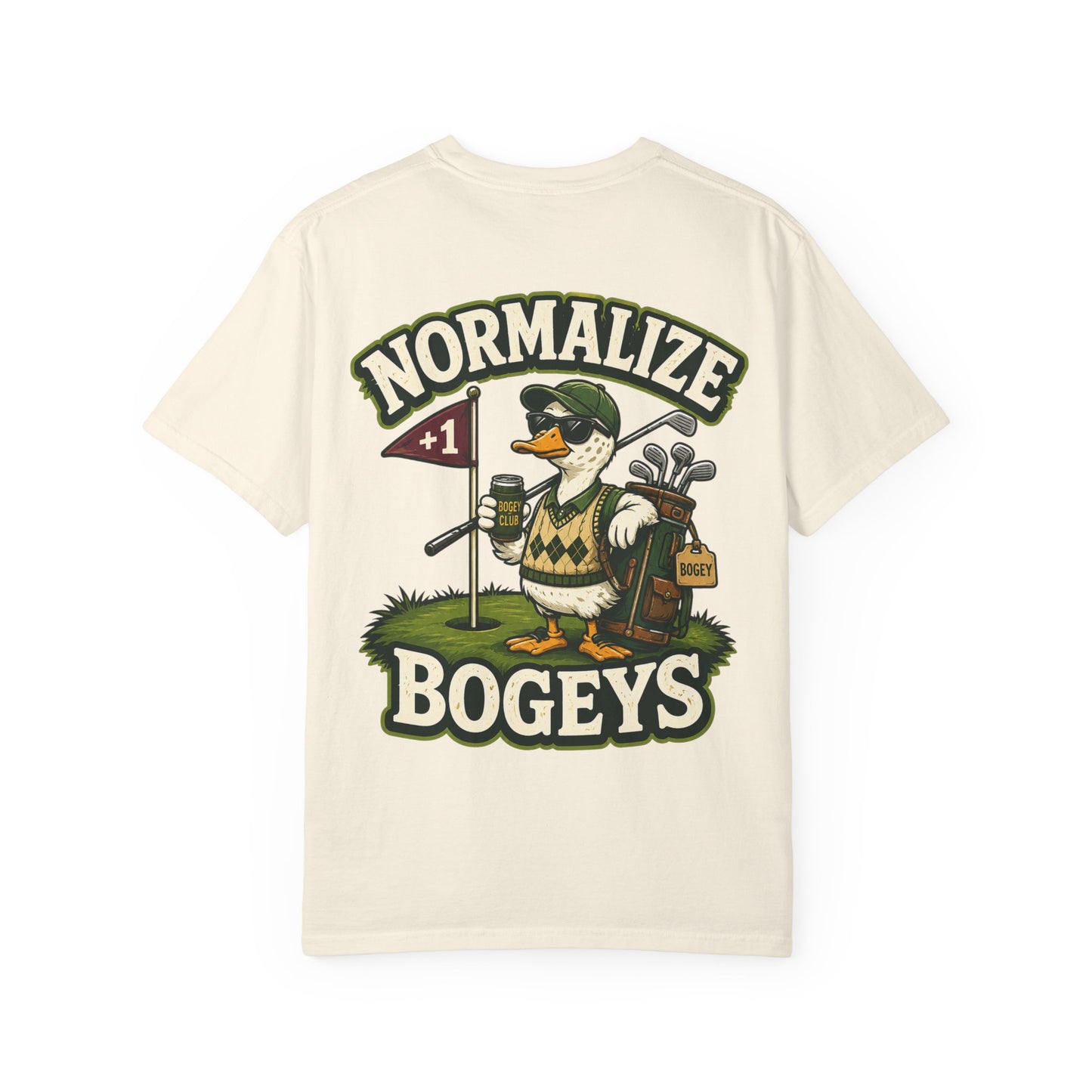 Normalize Bogeys Golf Duck Illustration