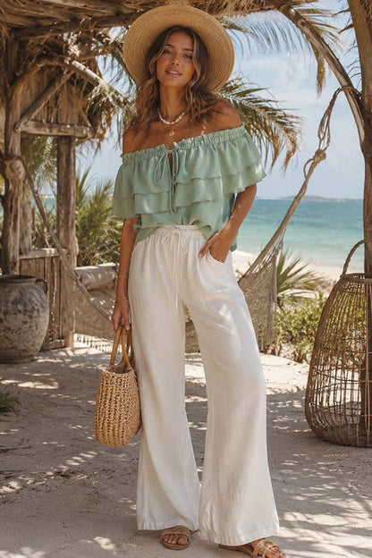 Breezy Ruffle Top