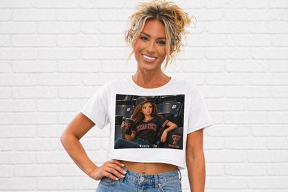 Wreck 'Em Barbie Crop Tee
