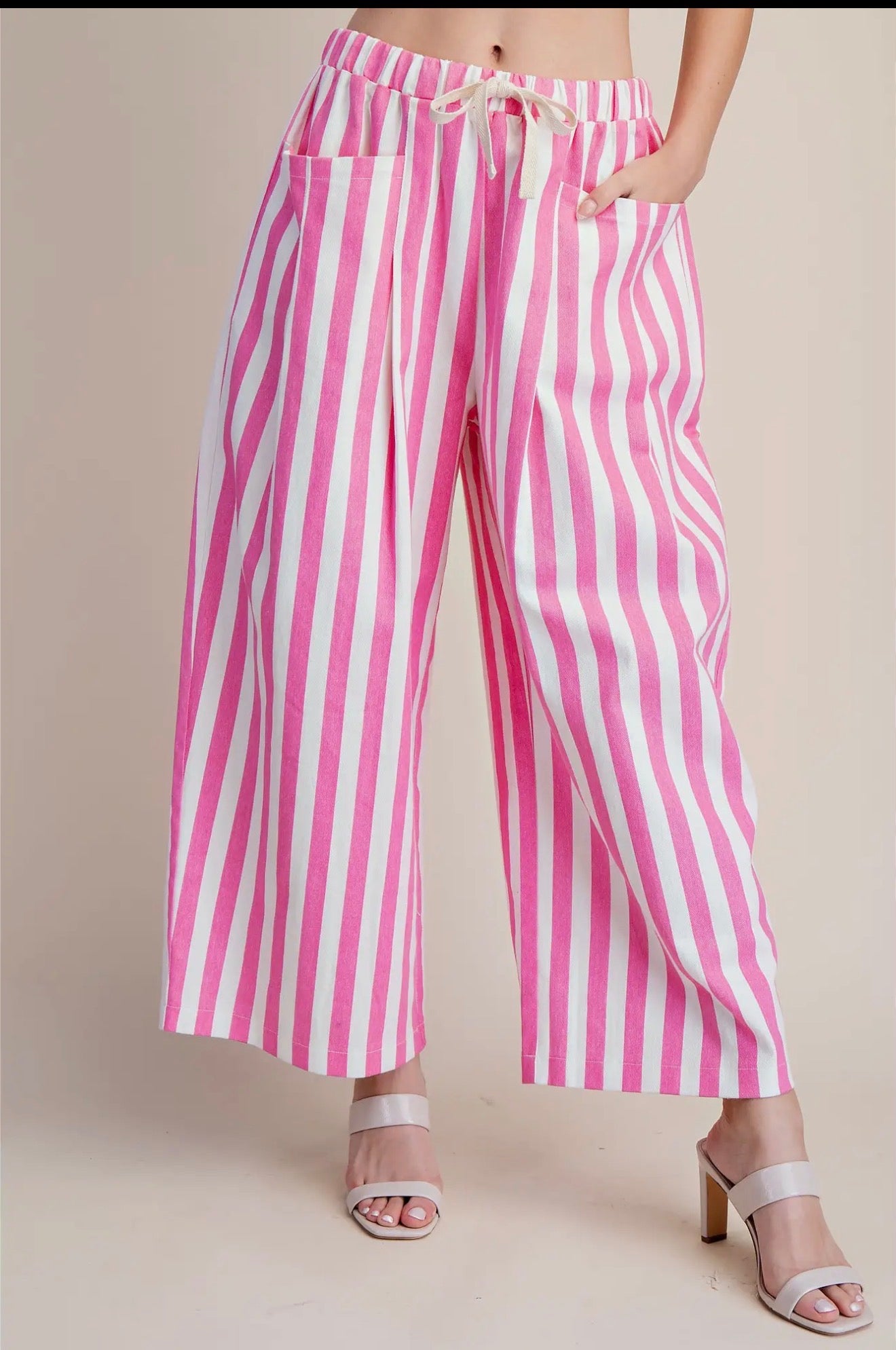 Rosé All Day Stripe Pants