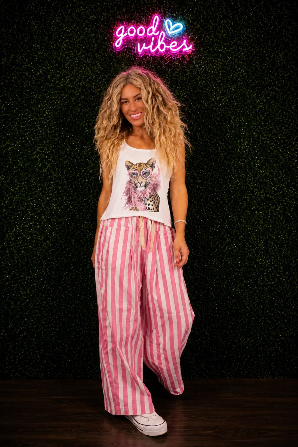 Wild & Chic Feather Boa Tank