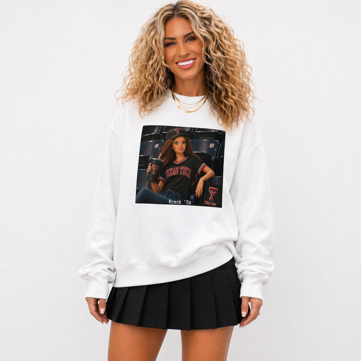 Wreck 'Em Barbie Sweatshirt