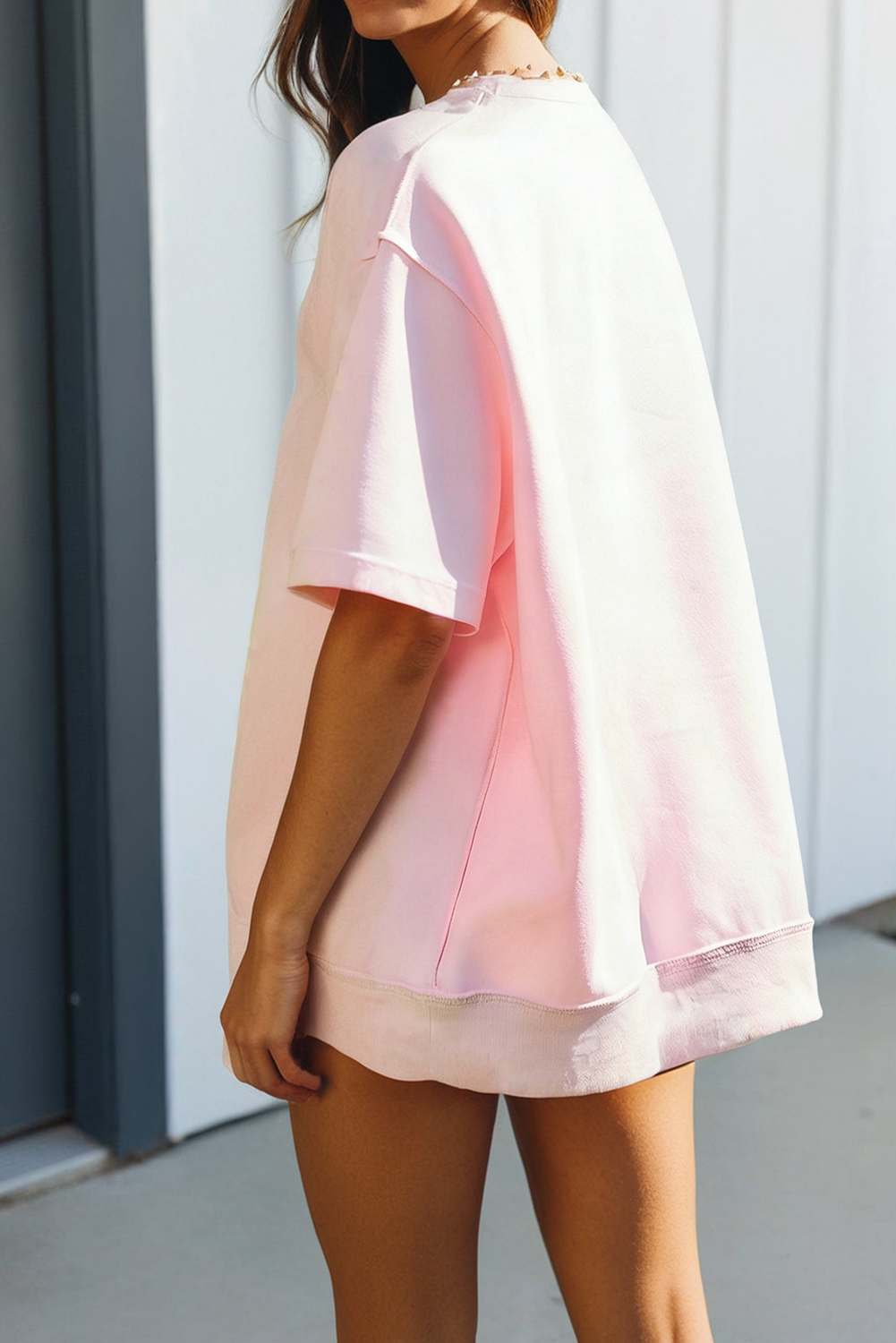 The Blushing Basics Mock Neck Set