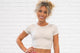 Essential Crop Tee - White