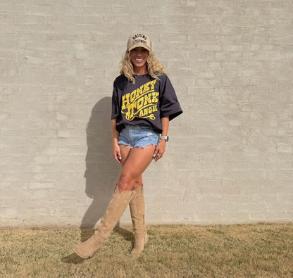 Honky Tonk Angel Graphic Tee