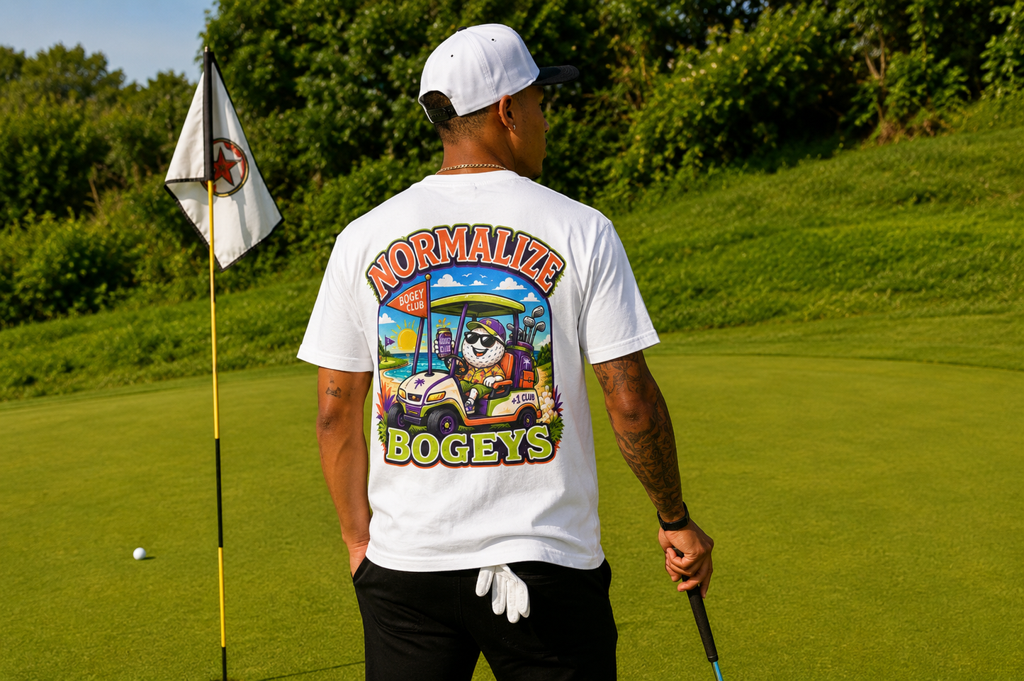 Normalize Bogeys Cart Tee