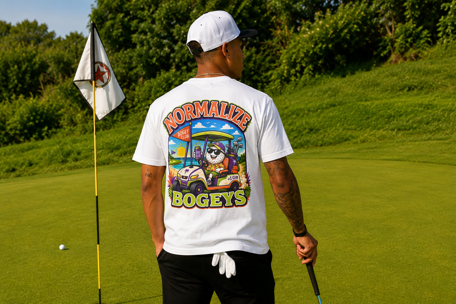 Normalize Bogeys Cart Tee